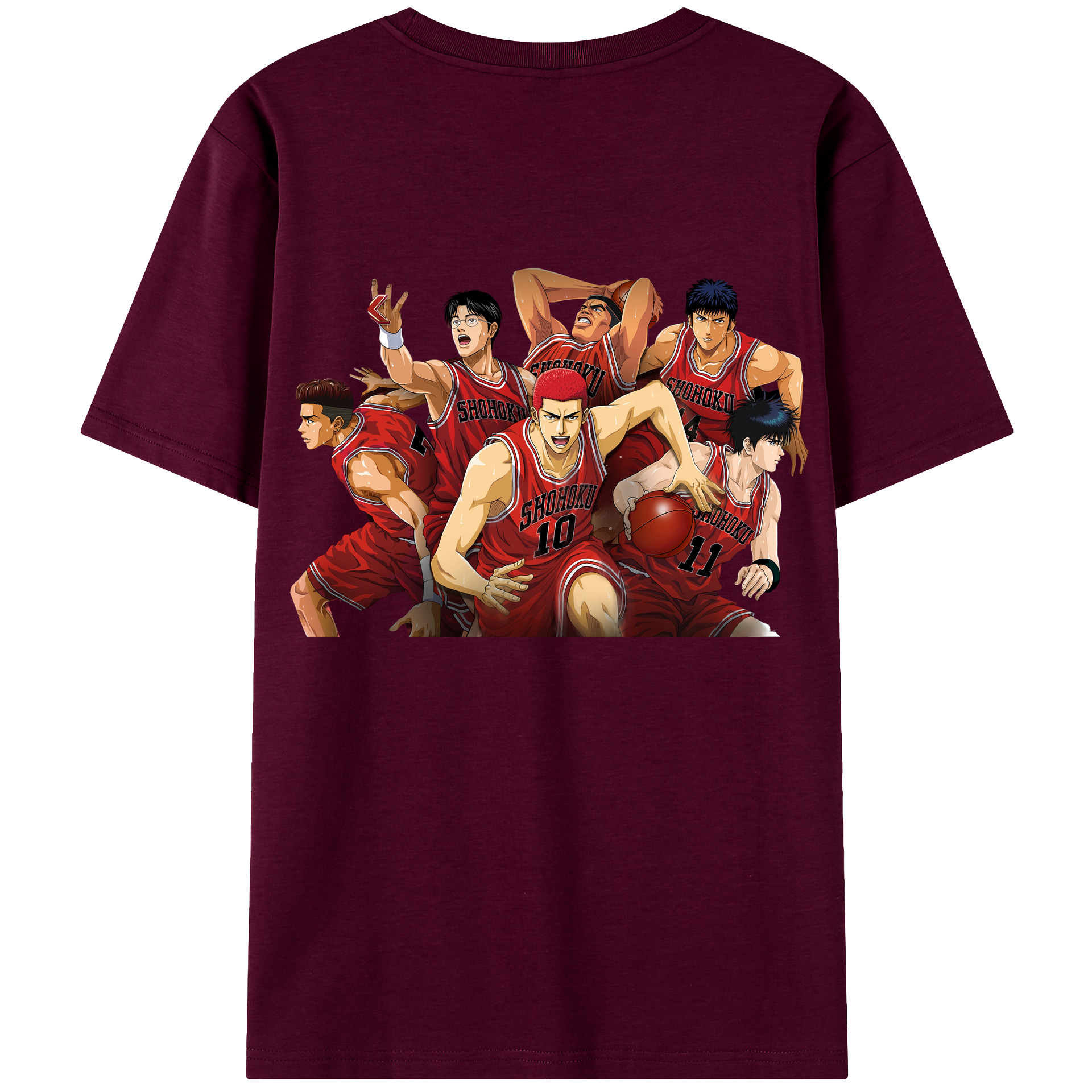 SLAM DUNK／スラムダンク レディース半袖Tシャツ(バックプリント)